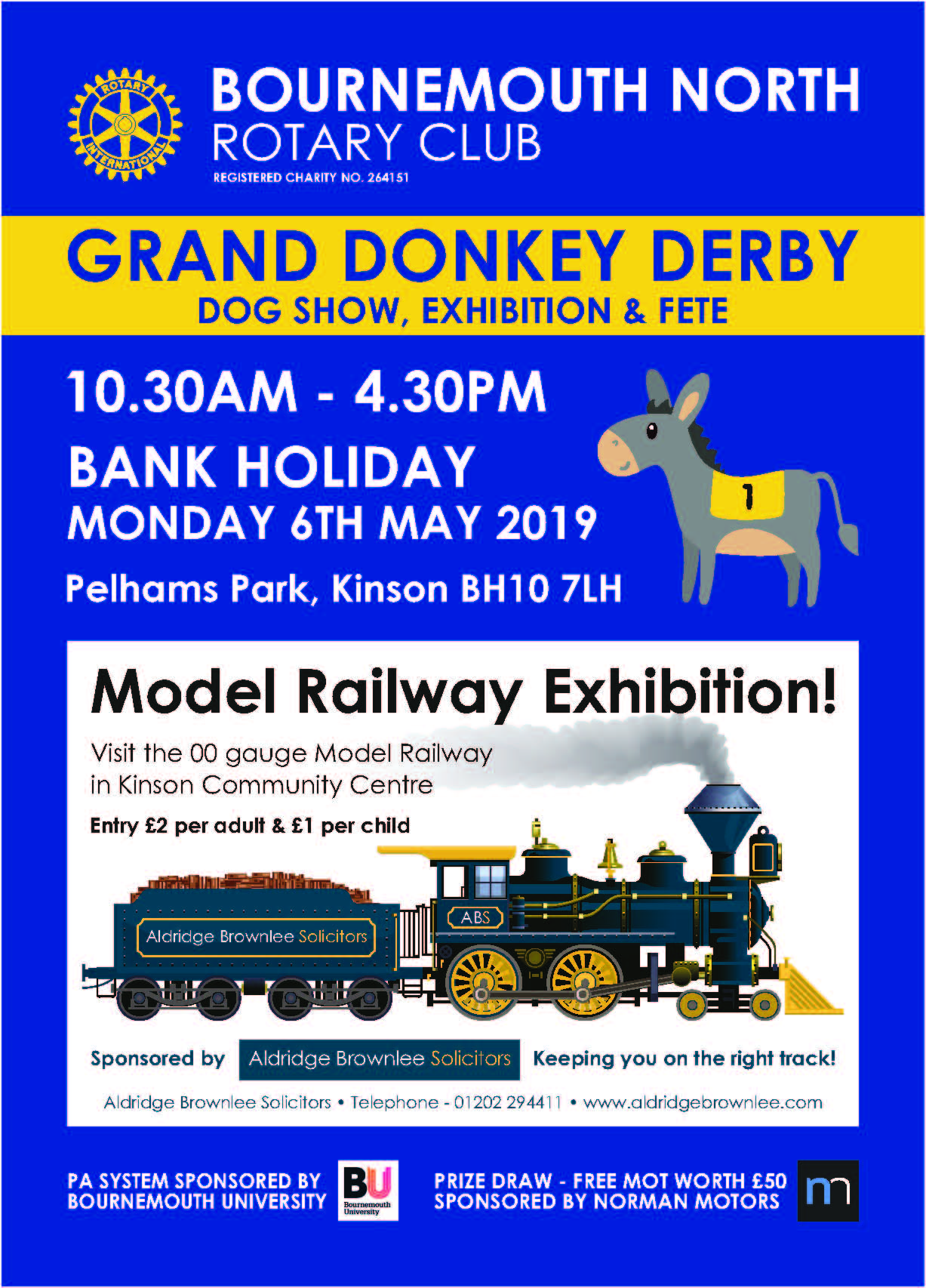 Donkey Derby 2019 Front Cover final